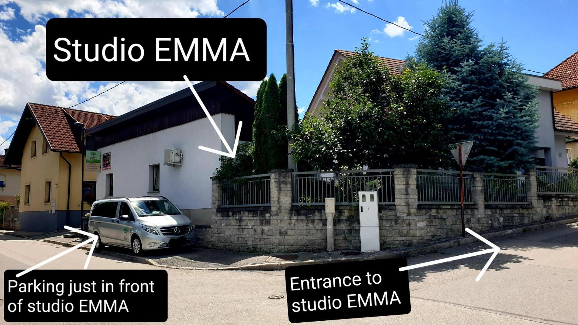Studio Emma Ljubljana - Free Parking, Ac, Wifi Eksteriør bilde